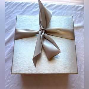 Macys empty box for any gift color silver